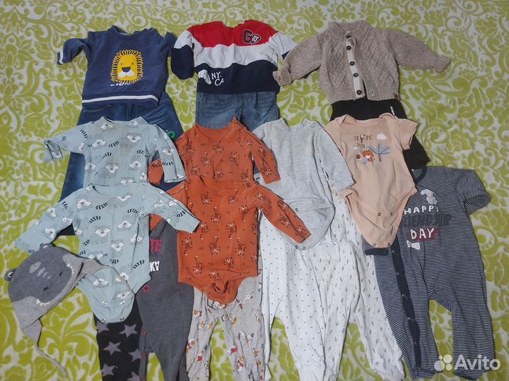 Детская одежда для мальчиков 74 80 пакетом