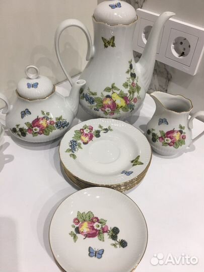 Чайные сервизы Германия винтаж СССР150 мл ч) 21пр