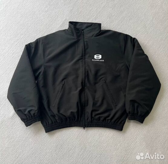 Balenciaga Unity Logo Puffer Bomber Jacket