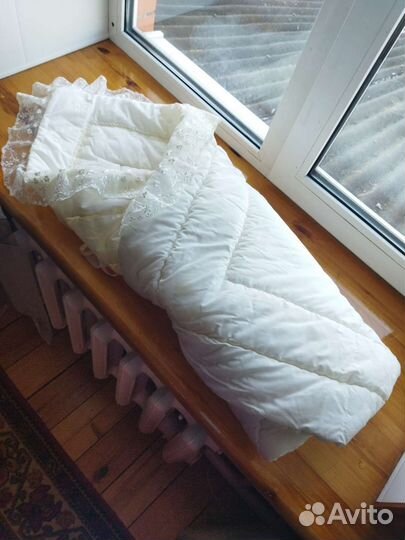 Зимний конверт на выписку