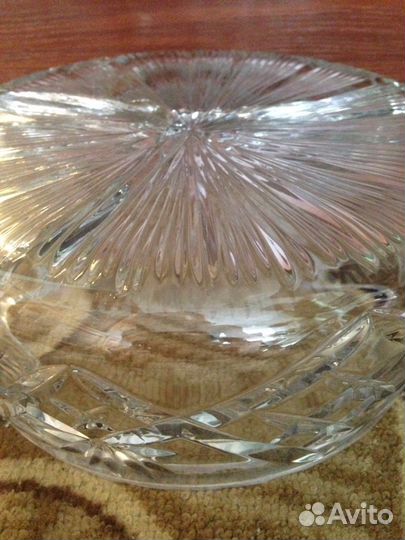 Салатник хрустальный