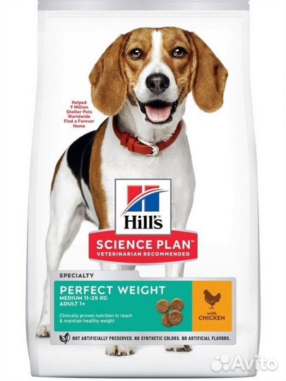 Корм для собак hills