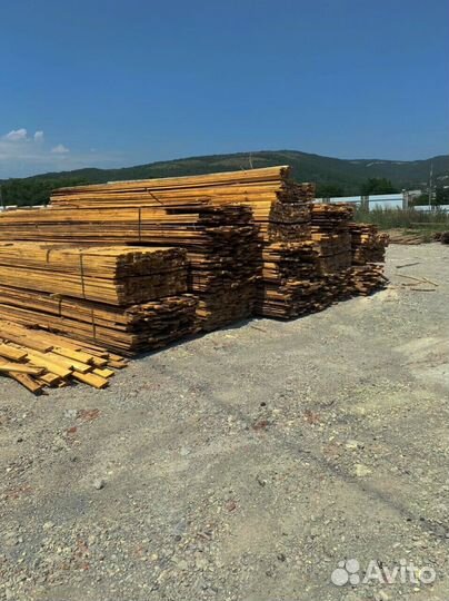 Доска обрезная, брус 100х200х6000