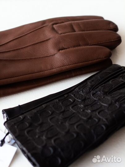 Перчатки мужские новые оригинал Coach