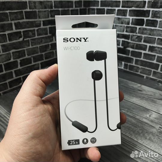 Беспроводные наушники sony wi-c100