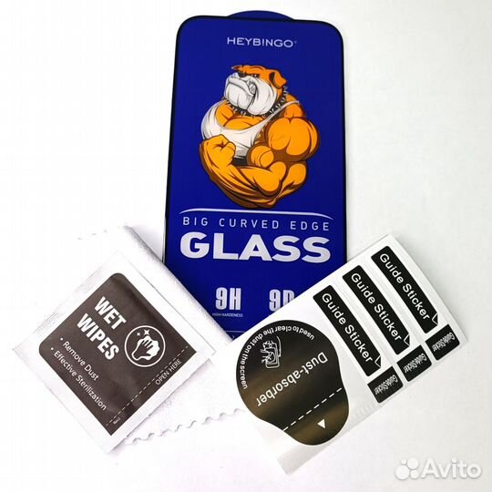 Защитное стекло iPhone 15 Pro Bingo 9D