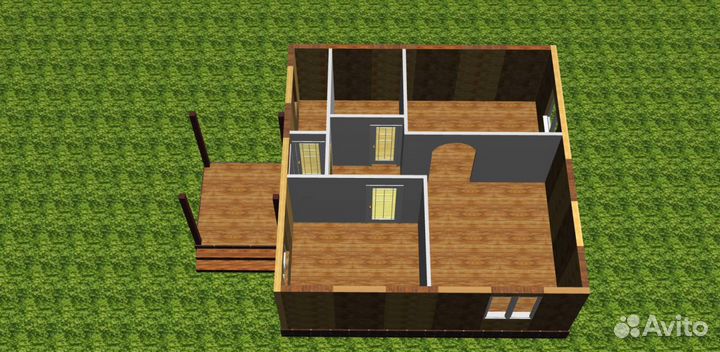 Домокомплект дома сип 7,5*7,5