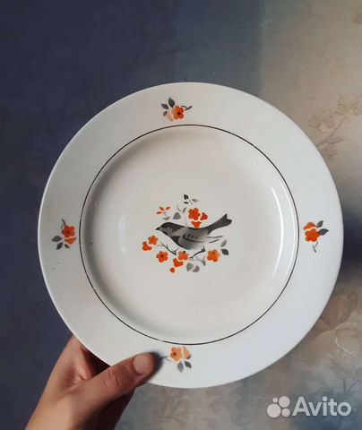 Старинная тарелка зик Конаково