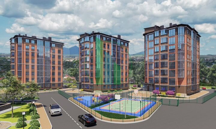 1-к. квартира, 43,4 м², 7/8 эт.
