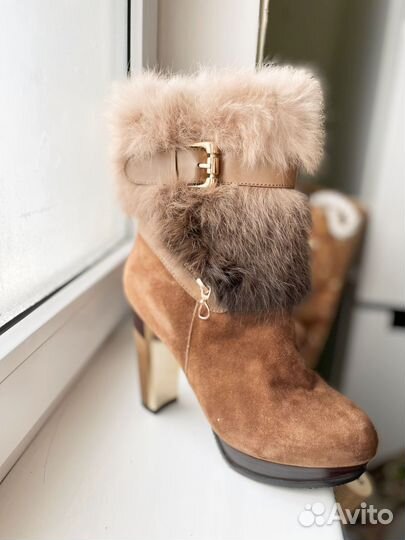 Зимние ботильоны 38