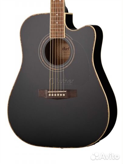 Электроакустическая гитара Cort AD880CE-BK