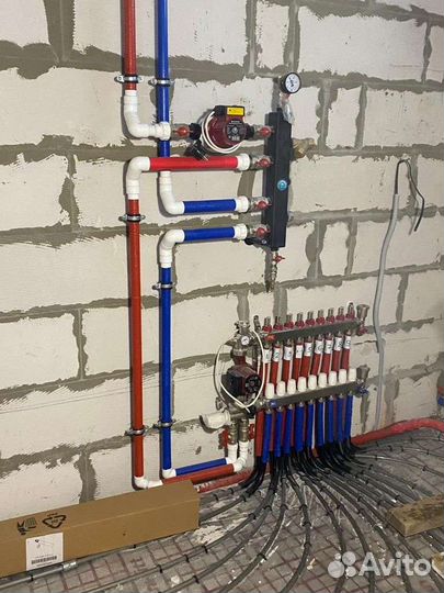 Монтаж водяного теплого пола в частном доме