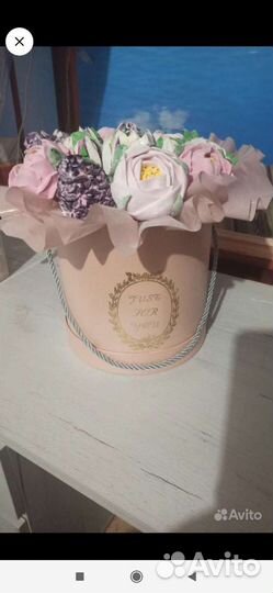 Сладкие букеты из зефира