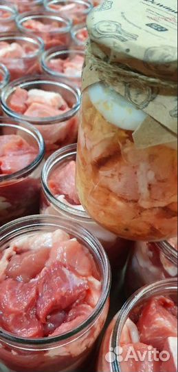 Тушёнка, каши с мясом гост