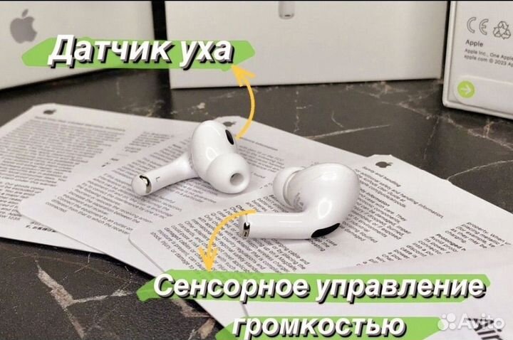 Наушники беспроводные AirPods Pro2 разъём type c