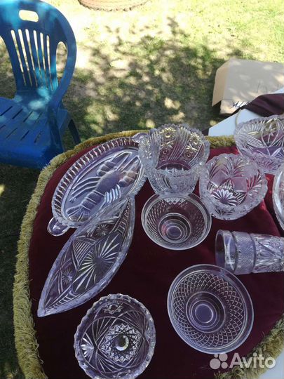 Вазочки хрустальные