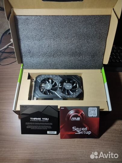 Видеокарта asus TUF gaming GTX 1660 super