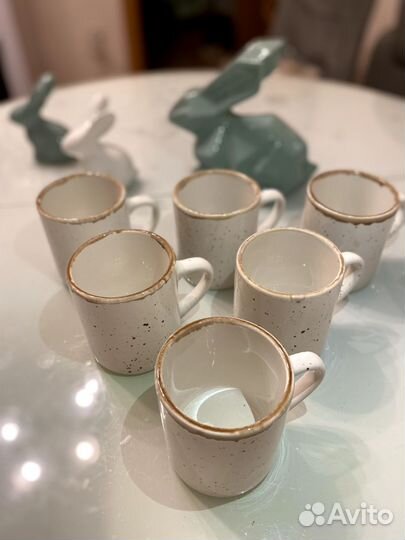 Набор чашек керамических Punto bianko