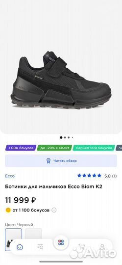 Ботинки для мальчиков Ecco Biom K2