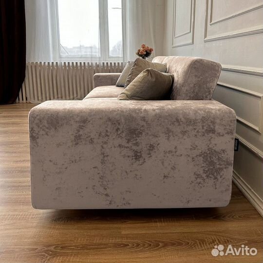 Диван раскладной прямой со съемными чехлами Аурис