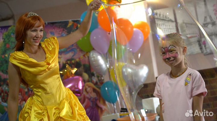 Шоу мыльных пузырей