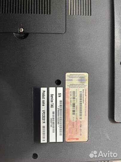 Sony Valo ноутбук