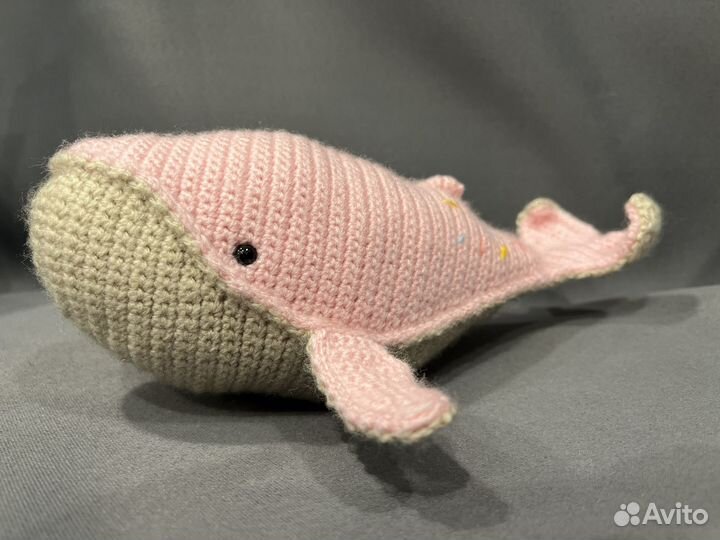 Вязаный кит—кексик