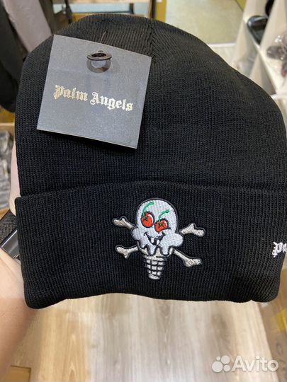 Шапка palm angels черная