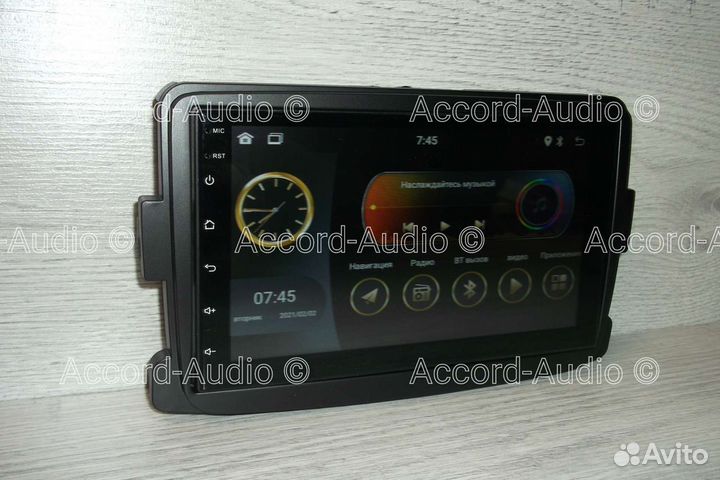 Магнитола Рено Логан 2 Андроид с навигацией