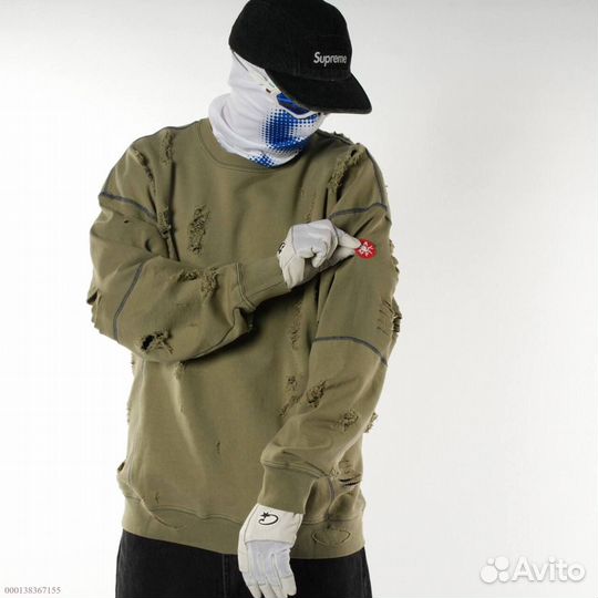 Свитшот cavempt рваный