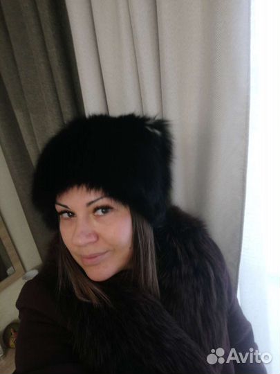 Шапка песцовая женская