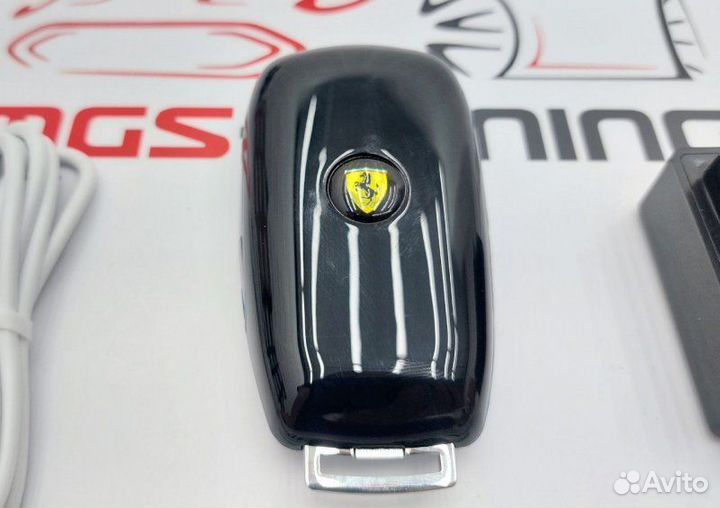 Смарт ключ Ferrari стиль Mercedes черный