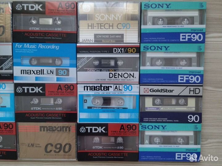 Кассеты Tdk Sony Maxwell Denon