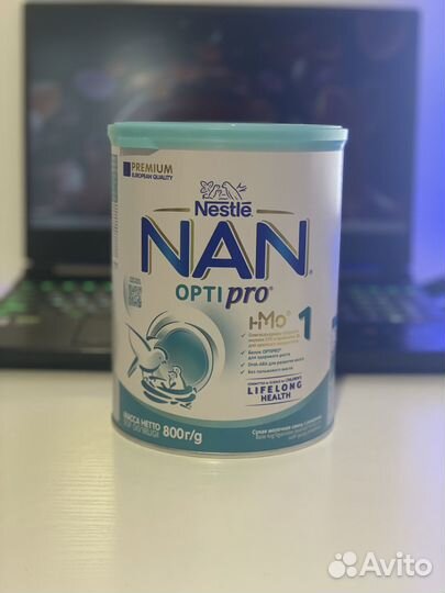 Смесь NAN 1 optipro молочная 800г., не вскрыта