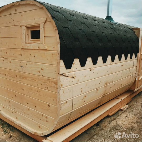 Баня-бочка с доставкой