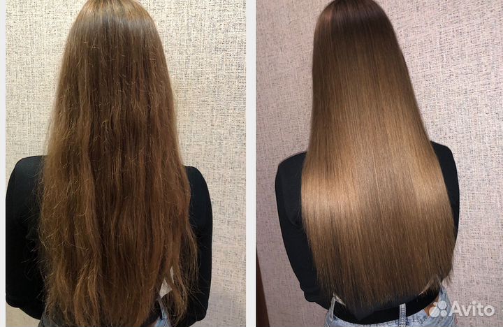 Кератиновое выпрямление, ботокс волос