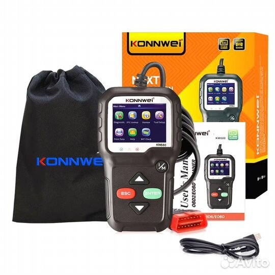 Автосканер Konnwei KW680