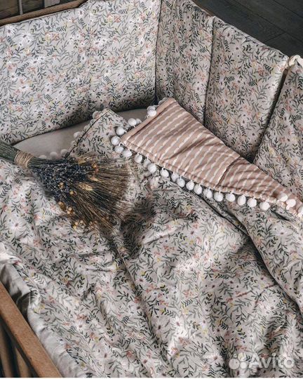 Льняное постельное белье детское