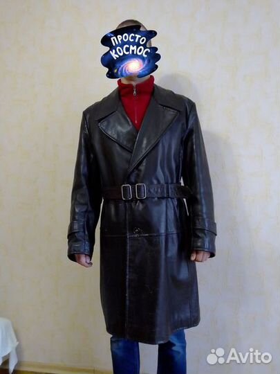 Пальто кожа