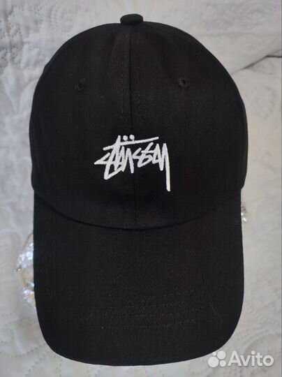 Кепка stussy(Белая,черная)