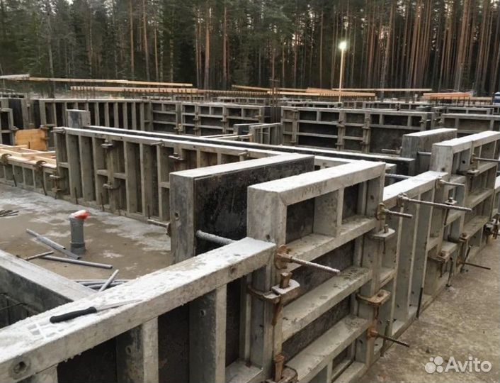 Опалубка стен аренда