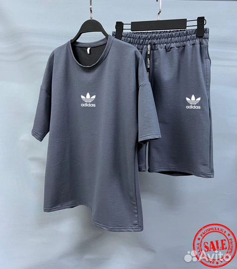 Спортивный костюм adidas (футболка+шорты)