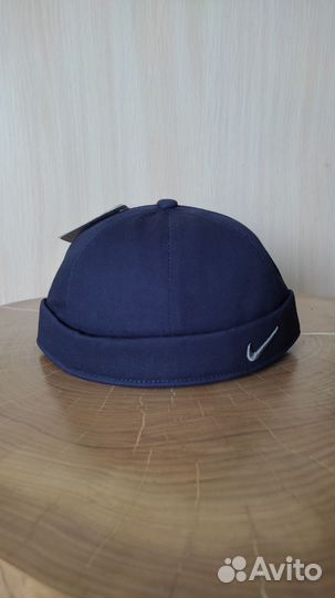 Кепка бейсболка (Докер) без козырька синяя