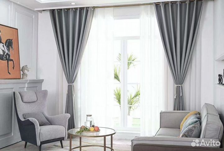 Комплект шторы и тюль