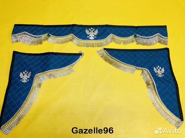 Шторки на Газель Некст кожзам комплект №2