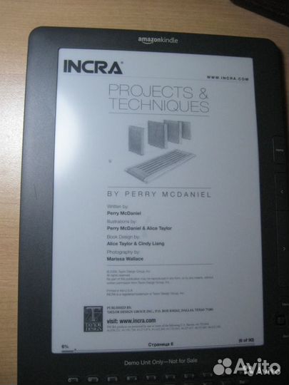 Чехол-обложка для Amazon Kindle 4,5,6,7
