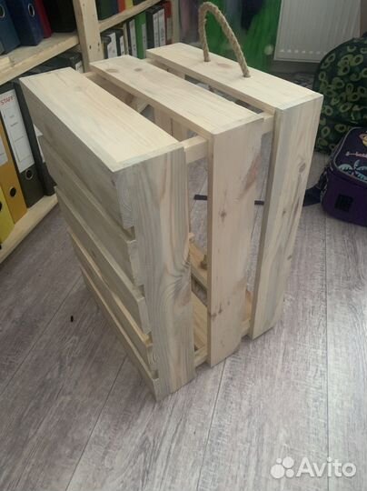 Деревянный декоративный ящик