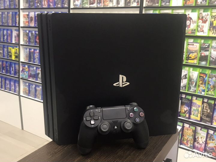 Sony playstation 4 PS4 pro 1tb 7208 + игра