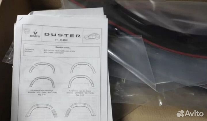 Оригинальные расширители Renault Duster 2