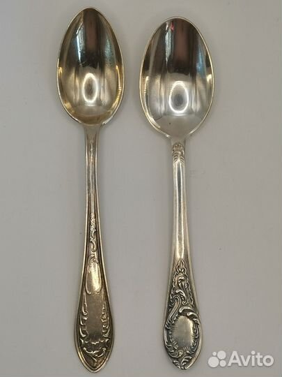 Ложки чайные серебро 916/875